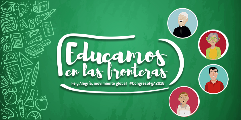 Infographics of the speeches, talks and presentations of the Fe y Alegría Congress 2018